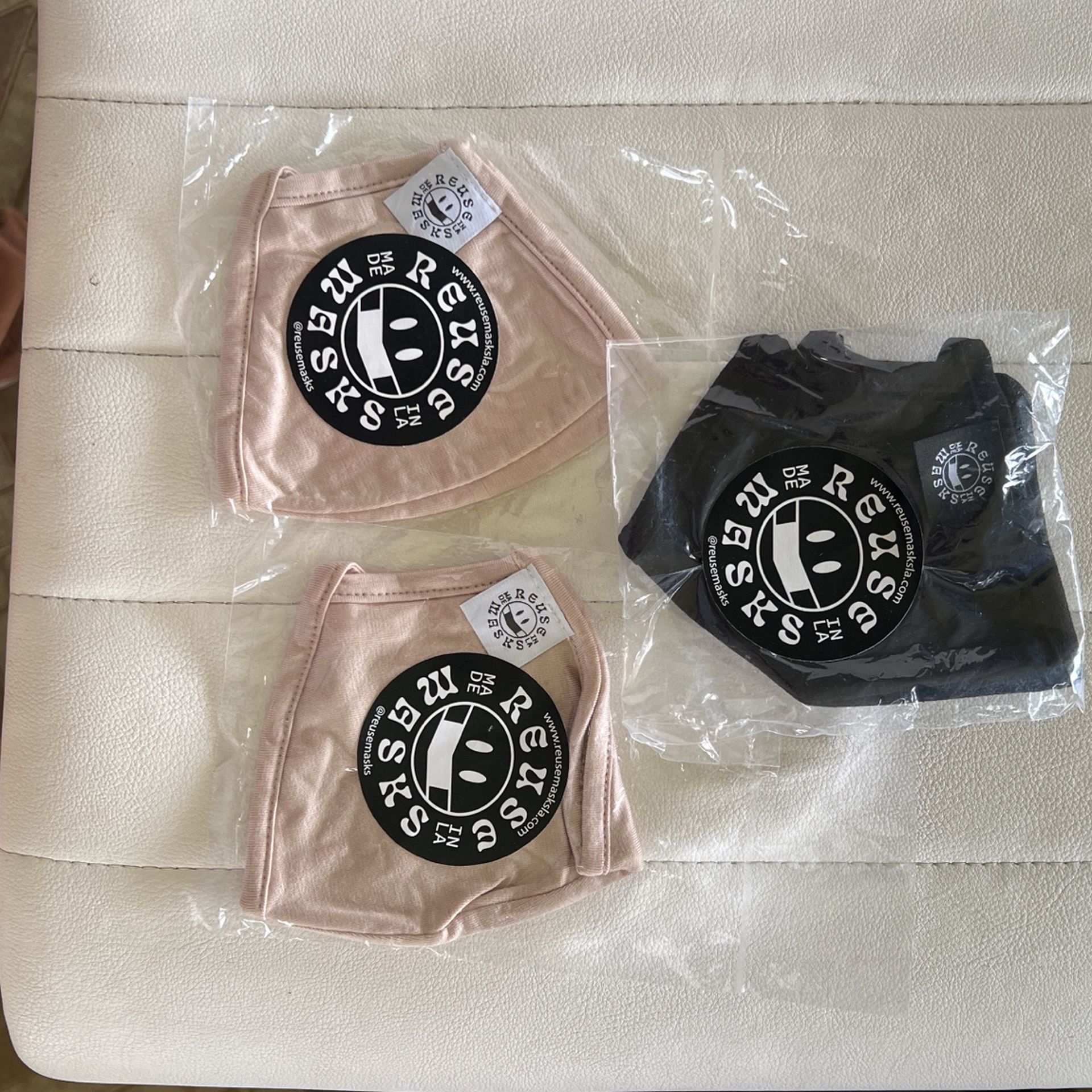 Reuse Masks (NEW - CA Brand - Not “reused “) Masks