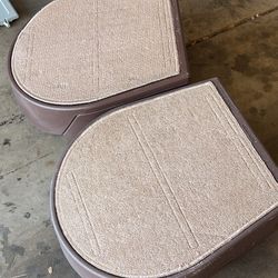 Tan And Brown Pet Stairs