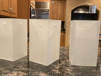 Modern Glass Light Pedants - 3 Pieces