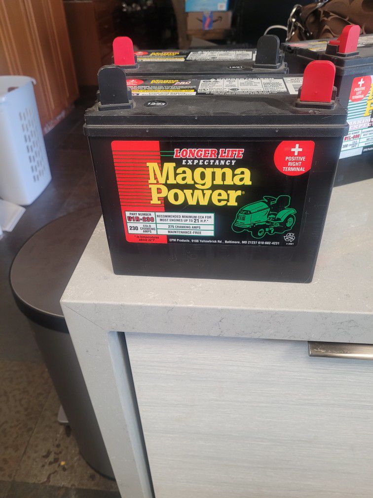 New Riding Lawnmower Batteries 3 Available 