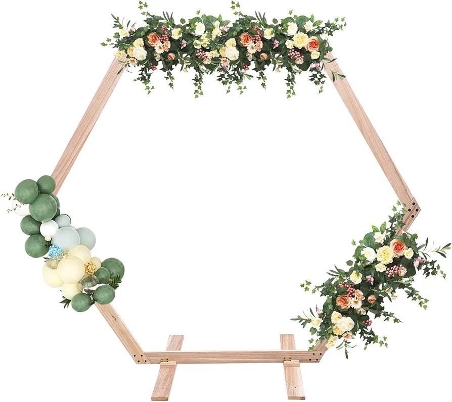 Hexagon Wooden Arch