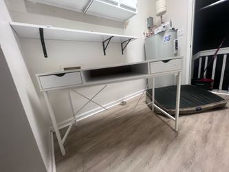 White desk