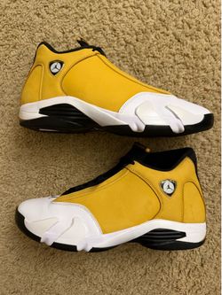 Size 11 (Pre owned, no box, one lace loop is cut) - Air Jordan 14 retro ginger