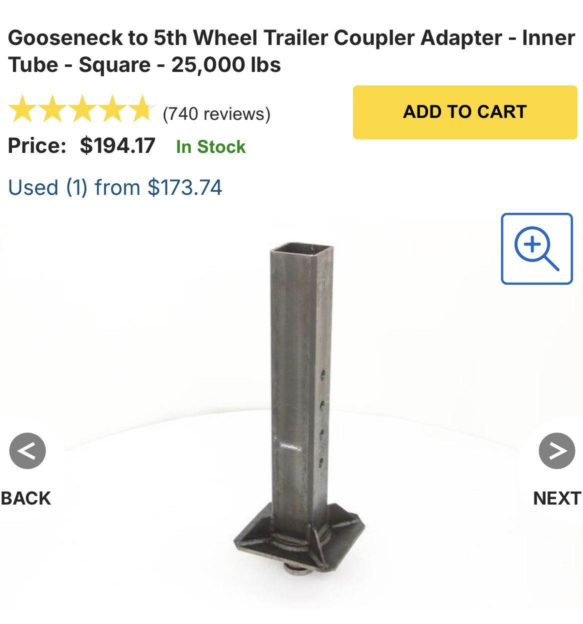 Gooseneck For 5th Wheel Trailer