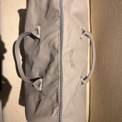 Dolce & Gabbana Devotion Duffle Bag, English Grey , Vegan Suede