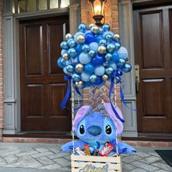 Stitch Air hot Balloon deco - Birthday Gift 
