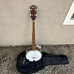 Great 😊 Delta Banjo With Case 5 String 1979