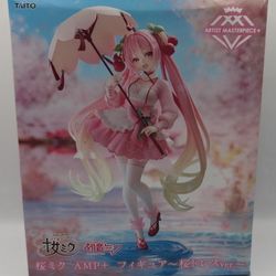 Taito Hatsune Miku Artist Masterpiece+ (AMP+) Sakura Dress Version figure. 
