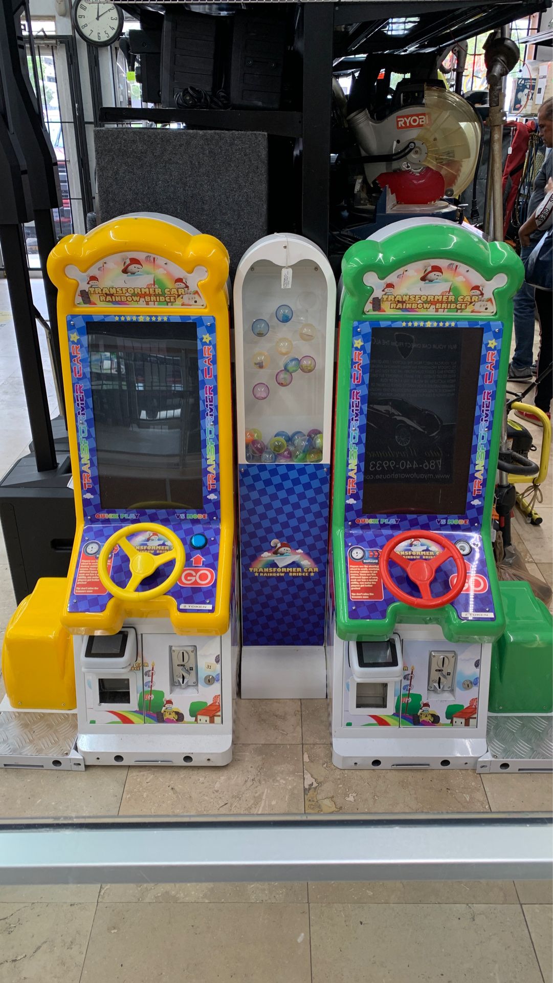 Arcade game Transformer Car Rainbow Bridge With VS Mode