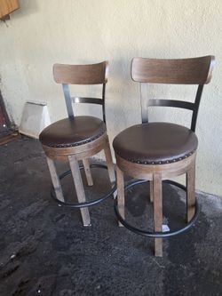 Ashley Barrol bar stools.