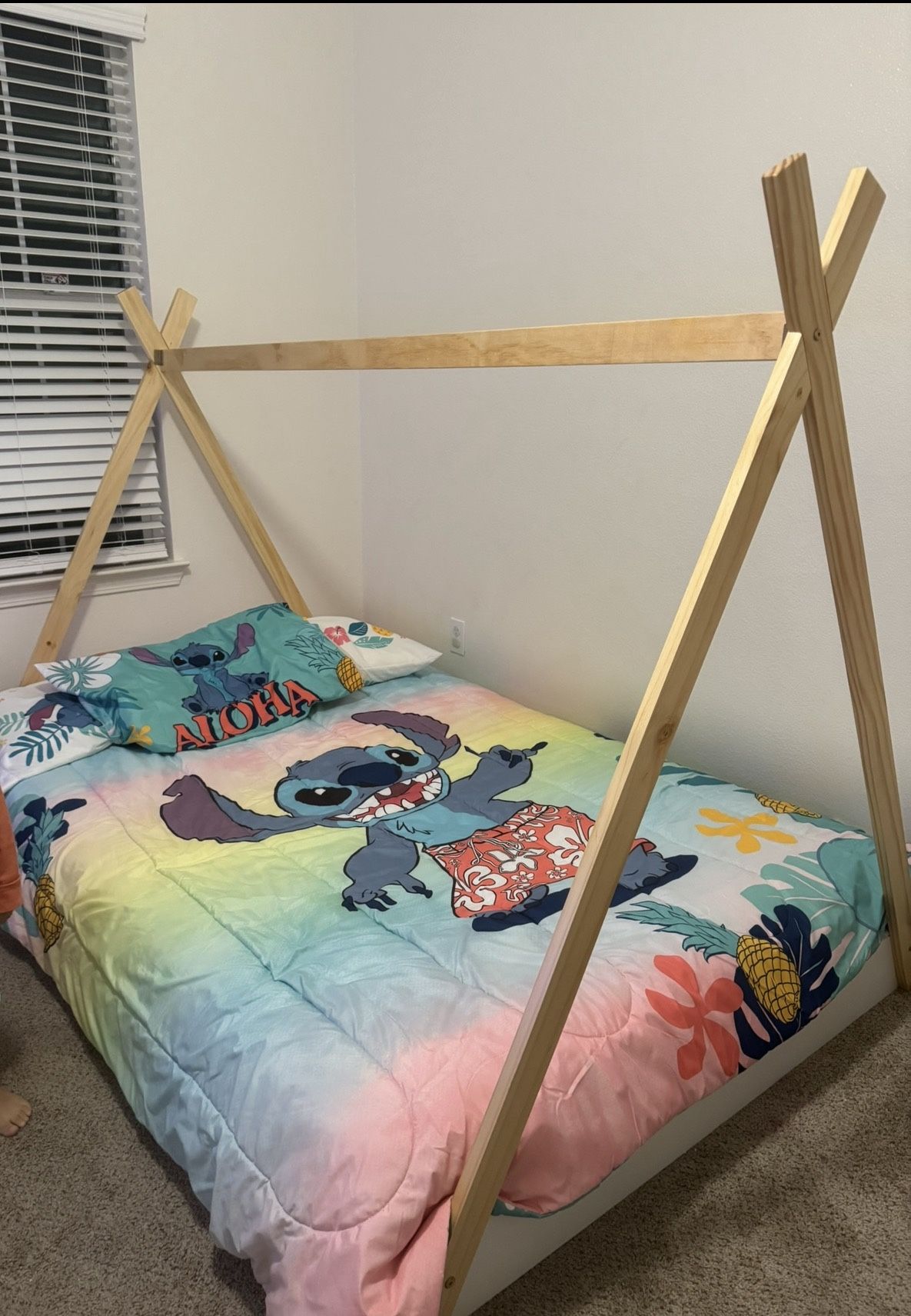 T-Pee Floor Bed Frame