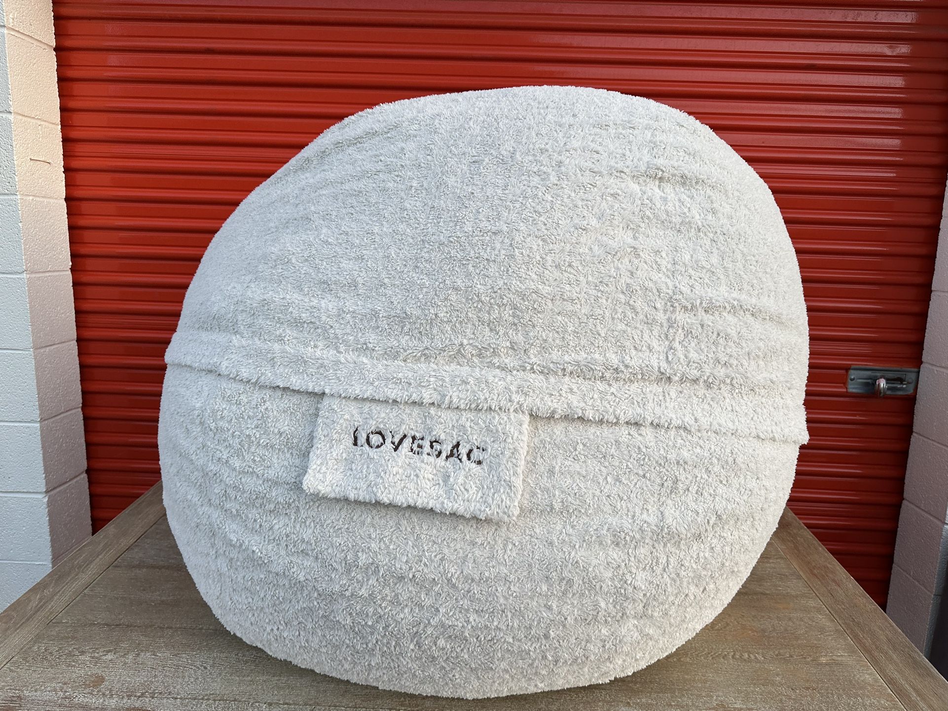 LoveSac SuperSac - Alpine Swirl Phur in White