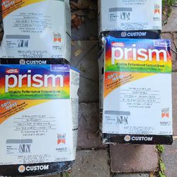 NEW PRISIM Tile Grout 17lb Boxes