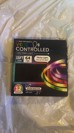 Voice controlled led strip light