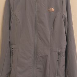 Jacket Like New Gray Color Size Large 