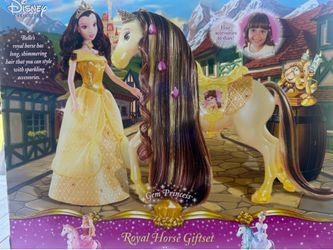 Disney Beauty and the Beast Sparkling Princess Royal Horse Gift Set [Belle]