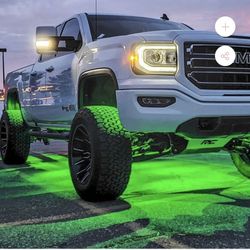 One Up lighting Rock Glow - X  4 Pack With 2 - 10ft Ext Cords