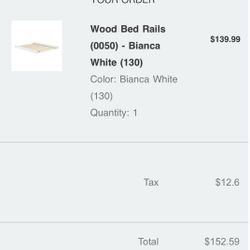 Delta Children Full Size Conversion Kit- Bianca white