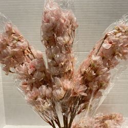 Artificial Cherry Blossom Flower Branches 15.7 Inch. 25pcs