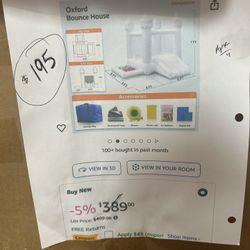 Inflatable Bounce House, Water slide, Dancing man 