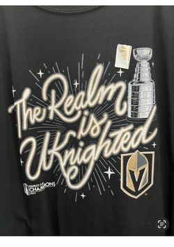 New XL TShirt Black Vegas Golden Knights Stanley Cup Champs
