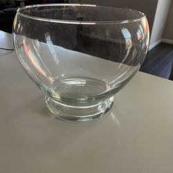 Glass Punch Bowl