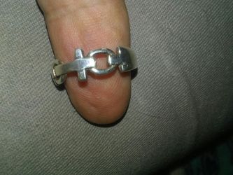 Cross ring sterling silver