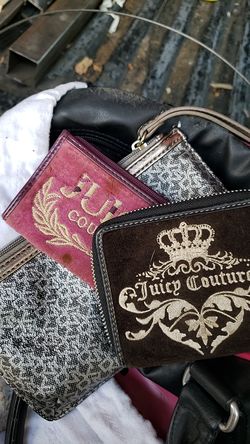 Juicy Couture walet and coin purse. DKNY Wristlet.