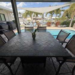 Outdoor Patio Table- 8 Person High Top