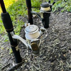 2- Rod & Reels , Zebco,