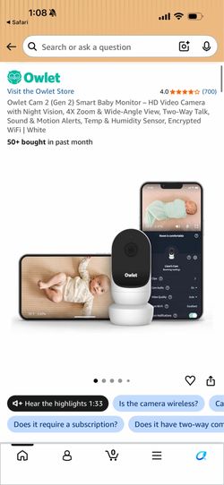 Owlet Cam Gen 2