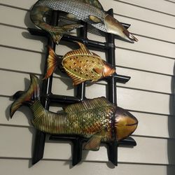 Metal Fish Decor