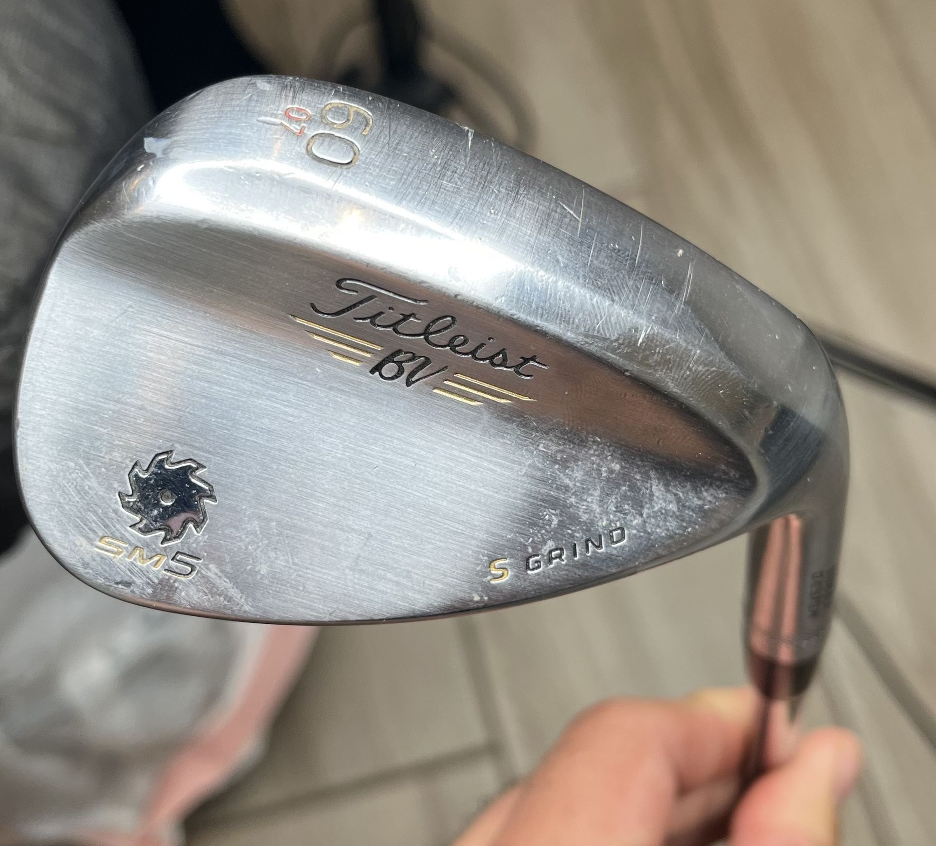 TITLEIST VOKEY BV S GRIND SM5 60 Degree Lob Wedge TrueTem BV Vokey Flex RH VGC