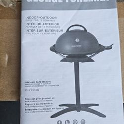Indoor/Outdoor George Forman Electric BBQ