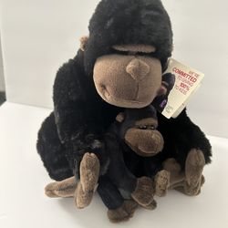 Gorilla and baby Soft Plush New