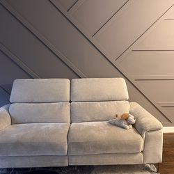 Beige Power Recliner