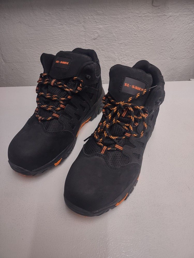 SL-Saint composite toe Leather work boots Size 11