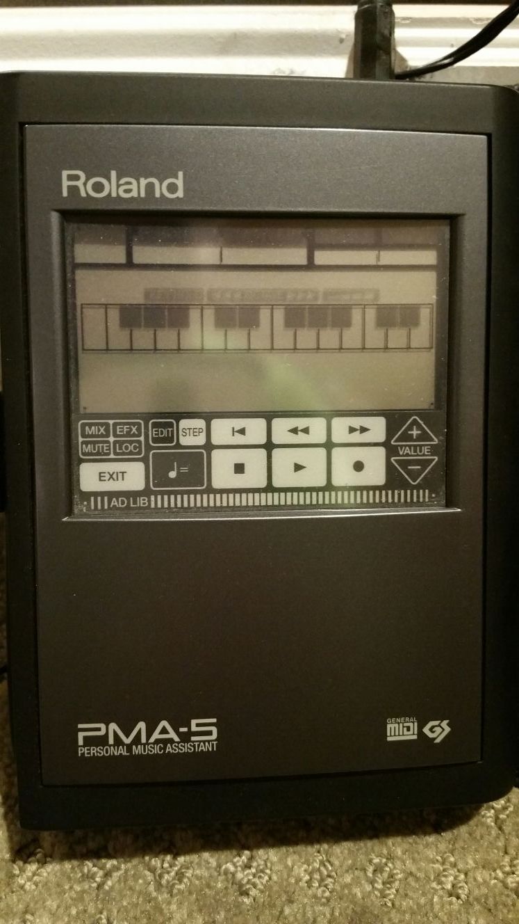 Roland PMA-5 personal music assistant. Song Writer