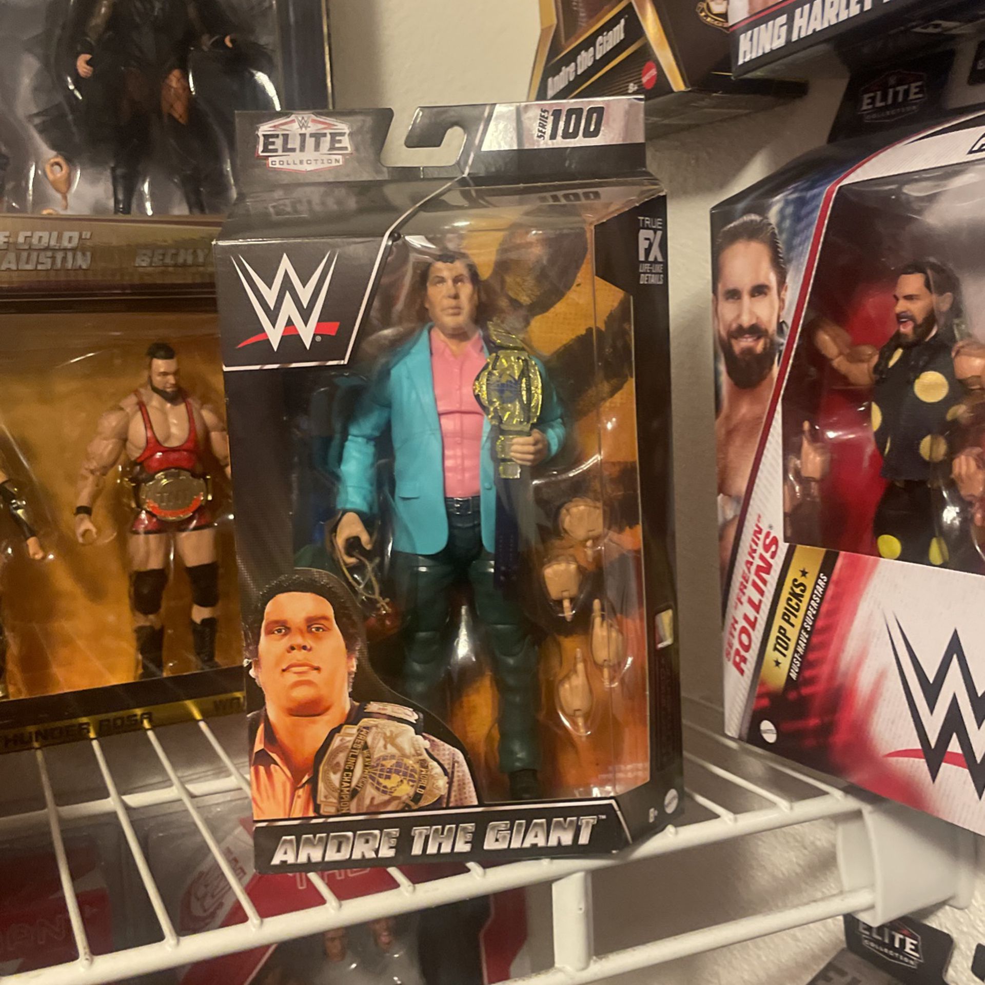 WWE ELITE COLLECTION SERIES 100 ANDRE THE GIANT TEAL CHASE VARIANT MATTEL 2023
