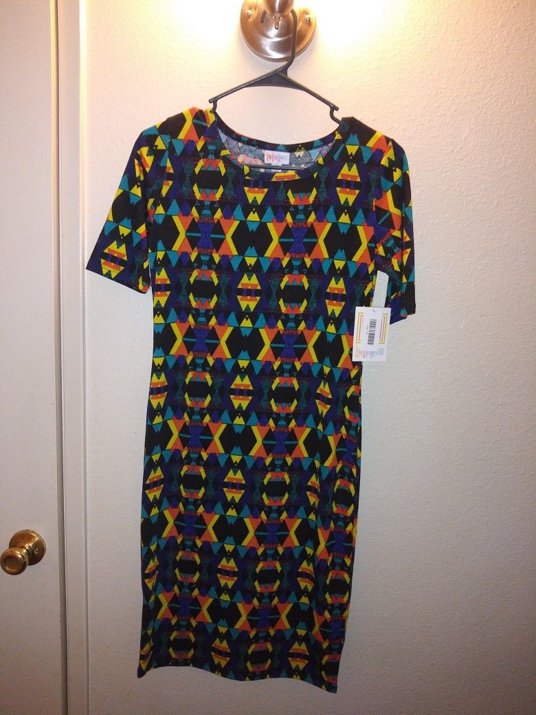 New LulaRoe Dress Size X Small Can Fit A Medium Tags Still Attached