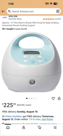 Spectra S1 Rechargeable Double Electric Breast Pump