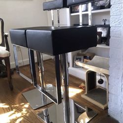 Italian Leather Stools 