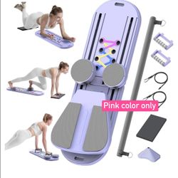 Pilates Board, Pilates Reformer Sets,Multifunctional Abdominal Pilates Board for Home Workout Equipment, Portable Foldable Ab Board Trainer Pilates Ex