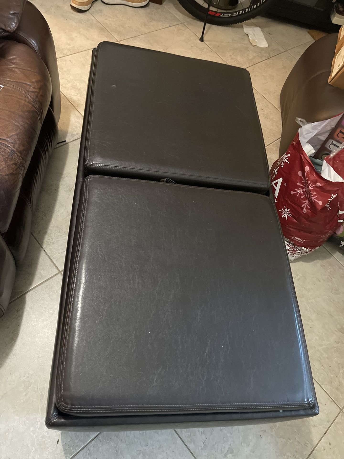 Black Center Storage Table