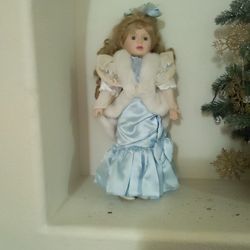 17" Victorian Porcelain Doll 