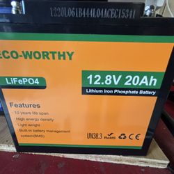 12.8V 20ah Lithium Battery