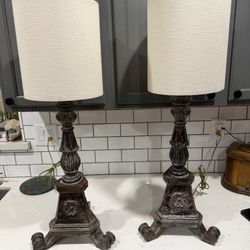 Vintage Set Of Lamps 