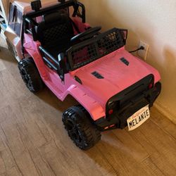 Pink Remote Control Jeep 
