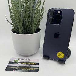 Apple iPhone 14 Pro 128GB Unlocked Deep Purple Battery 84%