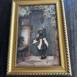 The Visitor: Framed Canvas Replica Painting